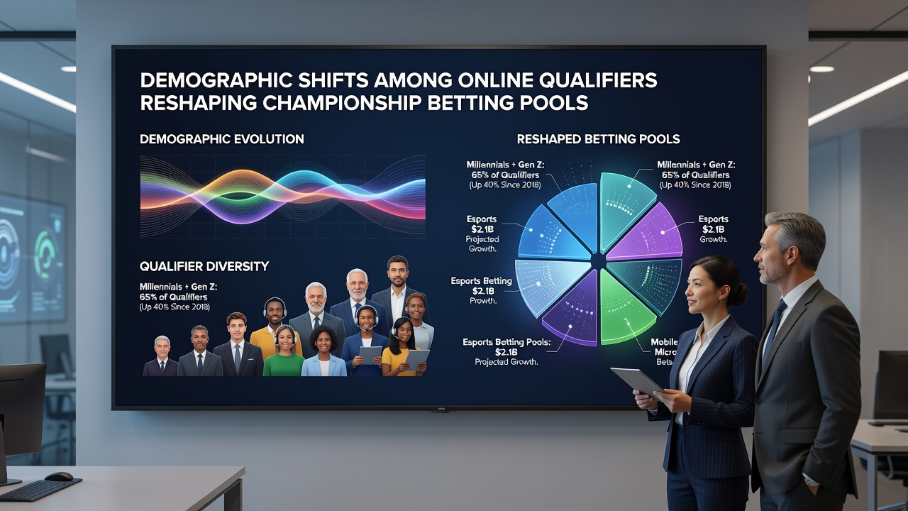 Diverse group of poker players discussing strategies during a championship event