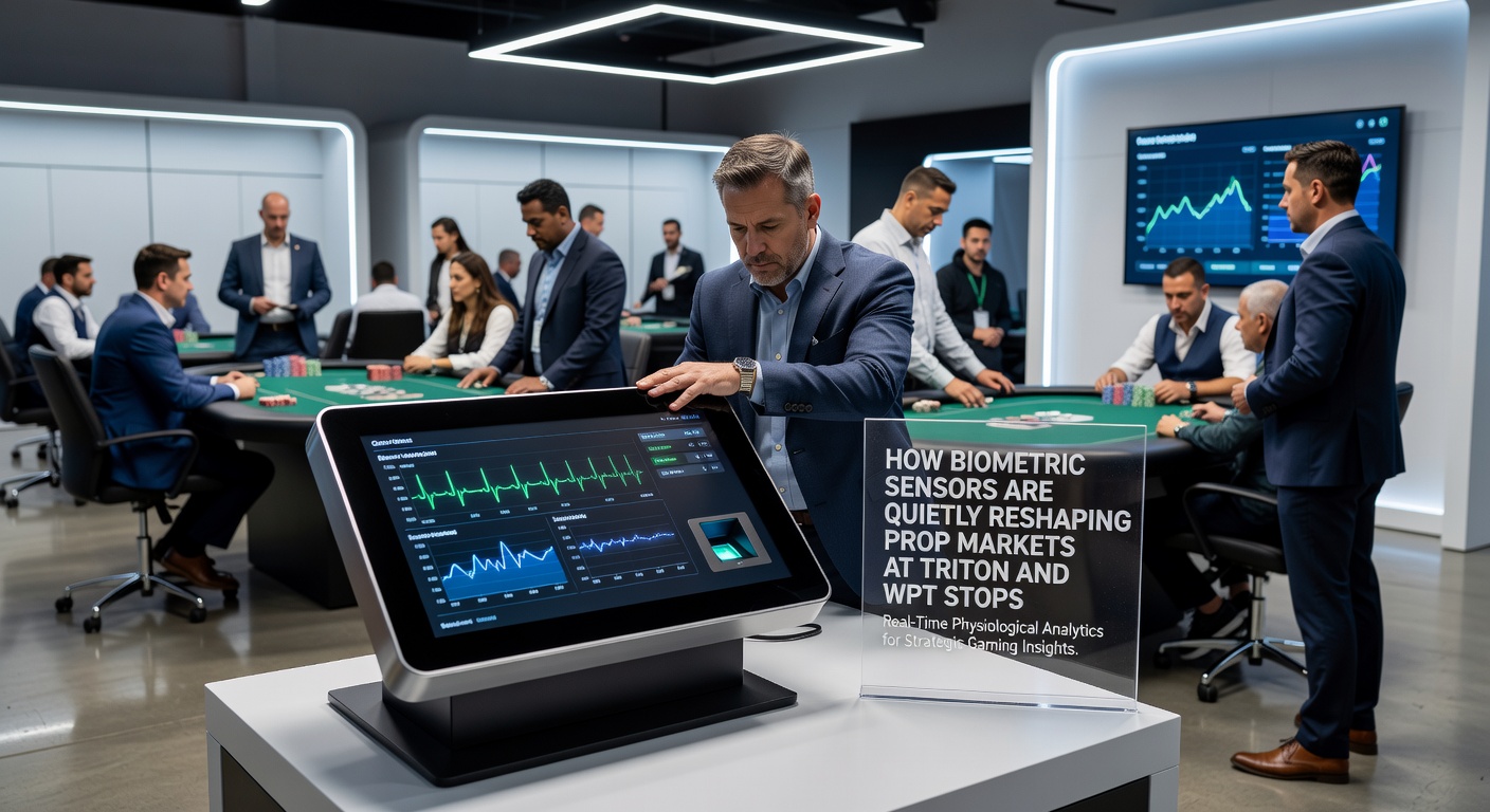 Biometric sensors monitoring player data during high-stakes poker tournaments at Triton and WPT stops