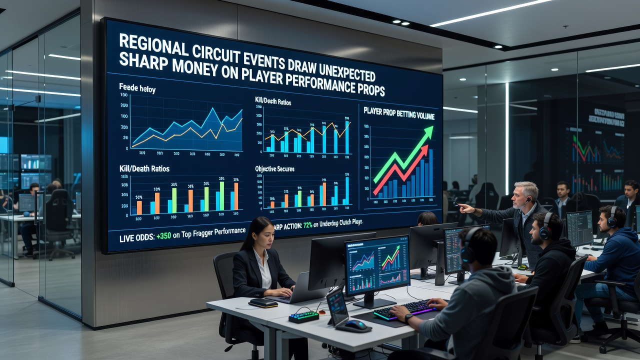 Sharp money flowing into regional poker prop bets during a tournament