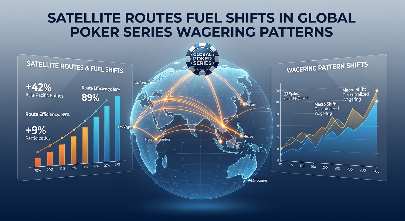 Live poker tournament betting interface showing satellite qualifier odds and real-time prop market updates