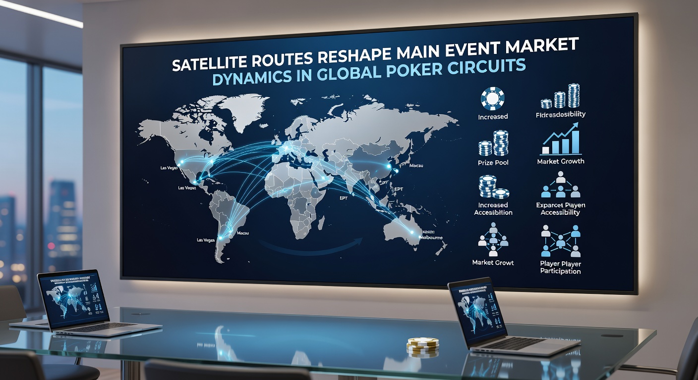 Poker tournament betting markets adjusting lines around satellite entry trends